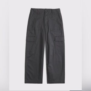 Abercrombie low rise loose cargo pants